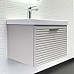 Тумба с раковиной Comforty Касабланка-60 серый шёлк Moduo 60
