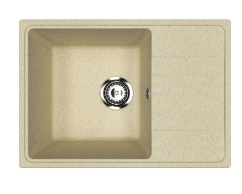 Кухонная мойка из искусственного камня Uperwood ECON UPD-506-002, бежевая матовая