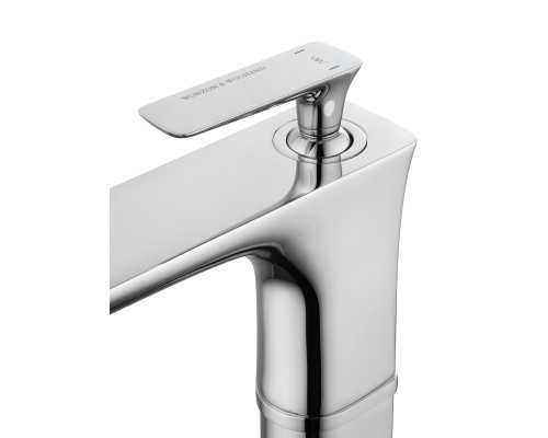 Смеситель для раковины высокий Wonzon&Woghand SHARK, Хром WW-48B1104-CR