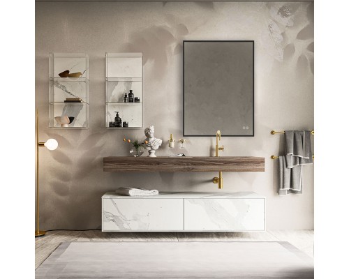 Зеркало LED Vincea VLM-3VN600B-2 600х800 c сенсорным выключателем и антизапотевание