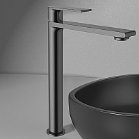 Смеситель для раковины Vincea Vogue VBF-1V2GM однорычажный вороненая сталь