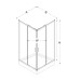 Душевое ограждение NEW TRENDY SUVIA 80x80x185 хром