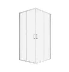 Душевое ограждение NEW TRENDY SUVIA 80x80x185 хром