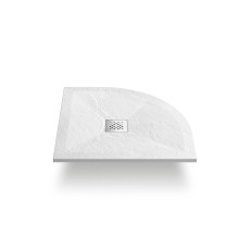 Поддон для душа из искусственного камня Vincea 1000x1000x25 белый матовый