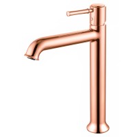 Смеситель для раковины высокий Wonzon&Woghand TOR, Розовое золото WW-88019073-RG