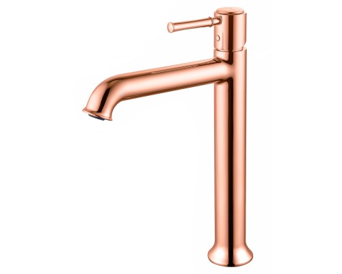 Смеситель для раковины высокий Wonzon&Woghand TOR, Розовое золото WW-88019073-RG