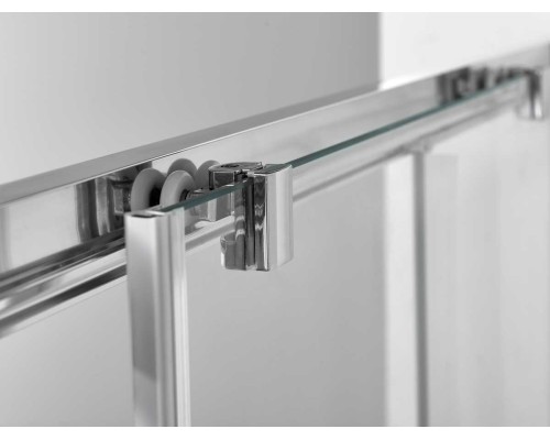 Душевая дверь Vincea Alpha VDS-3AL110CLB, 1100, черный, стекло прозрачное