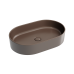 Чаша накладная овальная Ceramica Nova Element 60x38 Темно-Коричневый Матовый