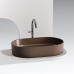 Чаша накладная овальная Ceramica Nova Element 60x38 Темно-Коричневый Матовый