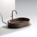 Чаша накладная овальная Ceramica Nova Element 60x38 Темно-Коричневый Матовый