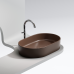 Чаша накладная овальная Ceramica Nova Element 60x38 Темно-Коричневый Матовый