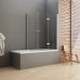 Шторка для ванны NEW TRENDY NEW SOLEO 120x70x140 R хром