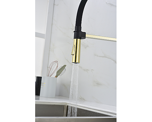 Смеситель для кухни Paulmark Halt золото Ha214021-G