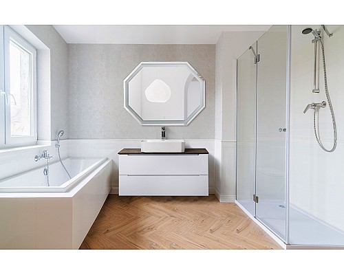 Зеркало BelBagno SPC-OTT 100 с сенсорным выключателем с подсветкой Зеркало BelBagno SPC-OTT 100 с сенсорным выключателем с подсветкой