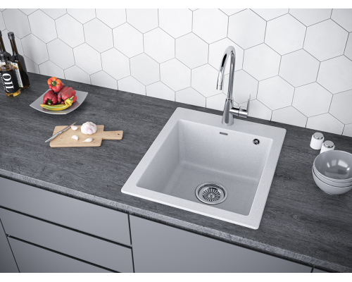 Кухонная мойка Paulmark Zemar 46 PM104651-GR Серая