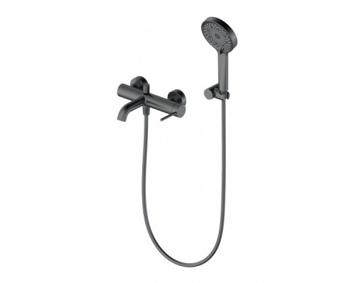 Смеситель для ванны с душем Wonzon&Woghand, Темный графит