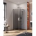 Душевой уголок Cezares Slider 90x80 SLIDER-AH-2-70/80-80/90-GRIGIO-Cr профиль Хром стекло серое