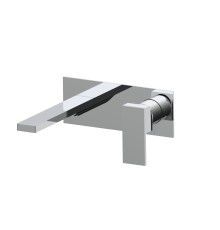 Встраиваемый в стену однорычажный смеситель AQG Bold One, для раковины, хром
