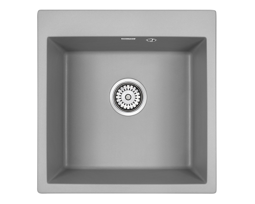 Кухонная мойка Paulmark Praktisch 51 PM105152-GRM Серый металлик