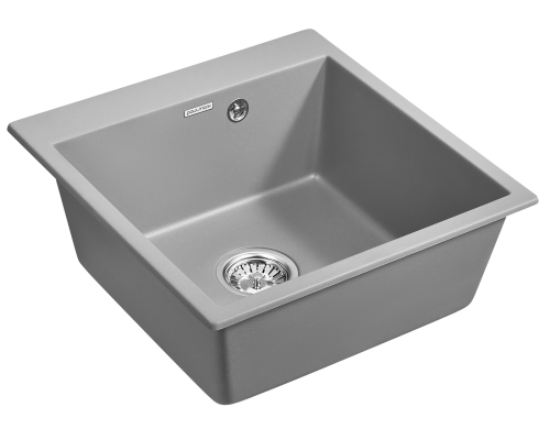 Кухонная мойка Paulmark Praktisch 51 PM105152-GRM Серый металлик