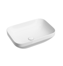 Чаша накладная прямоугольная Ceramica Nova Element 50x36 белый