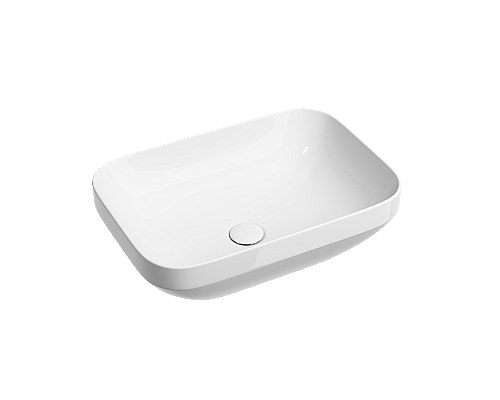 Чаша накладная прямоугольная Ceramica Nova Element 50x36 белый