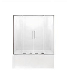 Шторка для ванны NEW TRENDY SMART 130x150 хром