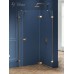 Душевое ограждение NEW TRENDY AVEXA GOLD BRUSHED R 100x80x200 золото
