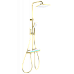 Душевая система с термостатом Wonzon&Woghand, Брашированное золото