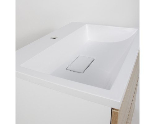 Раковина для ванной 60 см, Uperwood Barsa, белая глянцевая