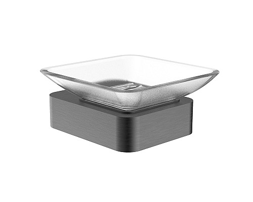 Мыльница с держателем Wonzon&Woghand LOTTE, Темный графит WW-8322-BGM