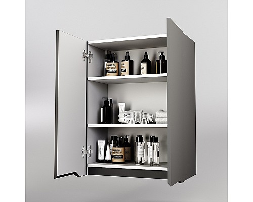 Подвесной шкаф Style Line Марелла 60 Люкс Plus СС-00002423 Серый матовый антискрейтч