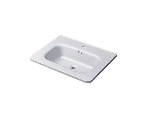 Раковина для ванной 60 см, Uperwood Monica, белая глянцевая