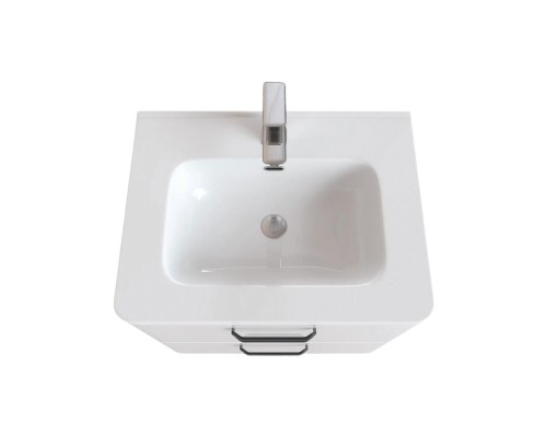 Раковина для ванной 60 см, Uperwood Monica, белая глянцевая