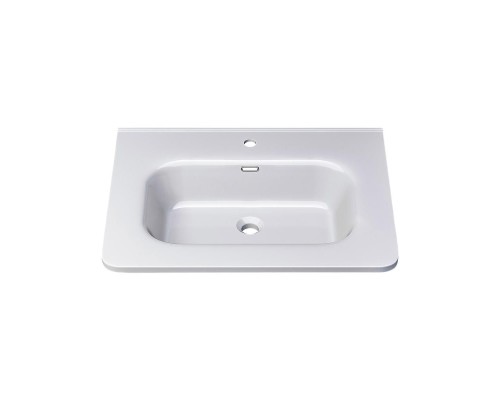 Раковина для ванной 60 см, Uperwood Monica, белая глянцевая