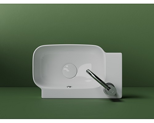 Рукомойник подвесной Ceramicanova 403x249x140, с отверстием под смеситель