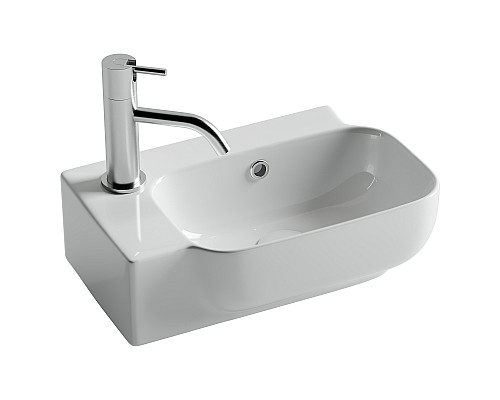 Рукомойник подвесной Ceramicanova 403x249x140, с отверстием под смеситель