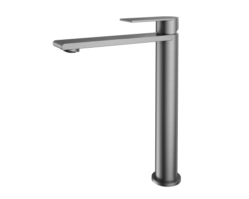 Смеситель для раковины Vincea Vogue (SS) VBF-2VS2GM однорычажный, вороненая сталь