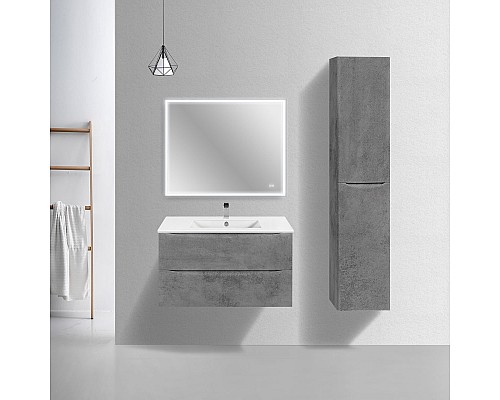 База под керамическую раковину Vincea Mia Slim 900 подвесная 2 ящика Soft close Beton База под керамическую раковину Vincea Mia Slim 900 подвесная 2 ящика Soft close Beton