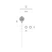Душевая система ALTROBAGNO Рикко (Ricco) 040202 MB