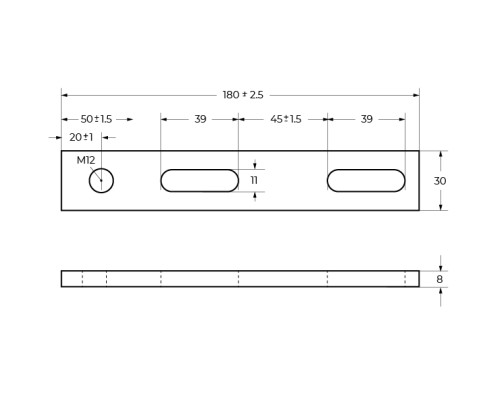 Комплект кронштейнов для крепления ног BelBagno BB20-SUP