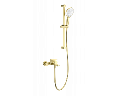 Смеситель для ванны с душевым гарнитуром Wonzon&Woghand, Брашированное золото