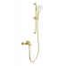 Смеситель для ванны с душевым гарнитуром Wonzon&Woghand, Брашированное золото