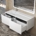 Тумба под раковину Uperwood Tanos 120 см, левая, белая/графит