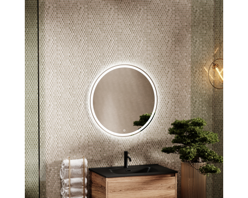 Зеркало для ванной комнаты Sancos Bella D700 c подсветкой, BE700