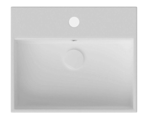 Раковина Isvea Purita 50 см накладная глазированная задняя сторона белый 10PL51050SV