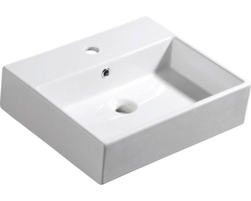 Раковина Isvea Purita 50 см накладная глазированная задняя сторона белый 10PL51050SV