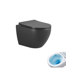 Подвесной унитаз Gid Tr2122TF-Bm