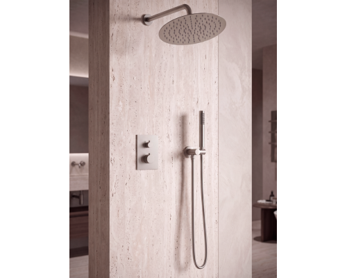 Душевая система с термостатом ALTROBAGNO Юнион (Unione) 040419 Ni