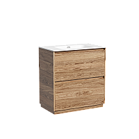 Тумба под раковину SANCOS Libra Floor напольная, 790х450х840, дуб чарльстон LB80FECH